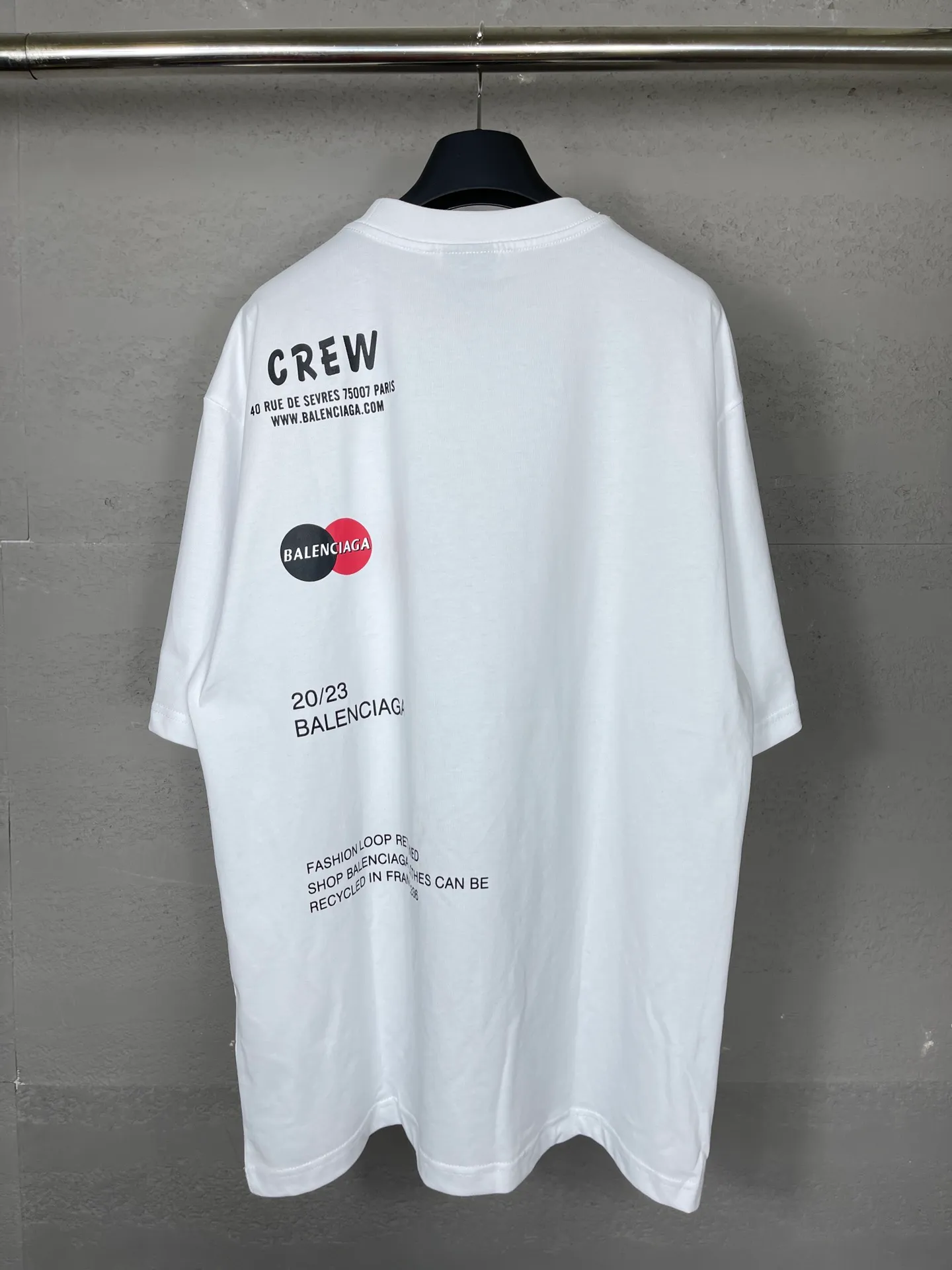 【 . Quality】BALENCI*GA/ BALENCI*GA#2023New Arrival， Lo GOClassic T . ZP . 260 ， . . . . Color Change。 。 . ， 。 OS . Same Style ：BL 223205 ：Black.White Size：XS L
